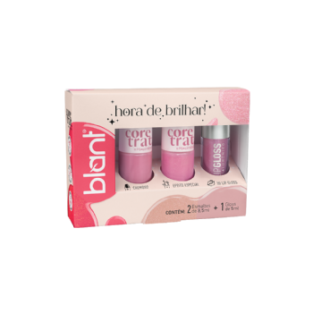 KIT HORA DE BRILHAR ROSA BORBULHANTE KIT HORA DE BRILHAR ROSA BORBULHANTE